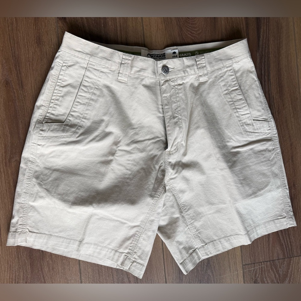 Mountain Khakis Relaxed Fit Organic Cotton Outdoor Shorts 33x8